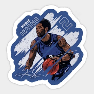 Kyrie Irving Dallas Stripes Sticker